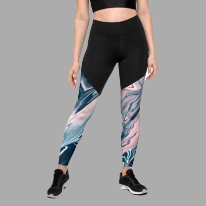 Dreamy Marble Women Compression Legging