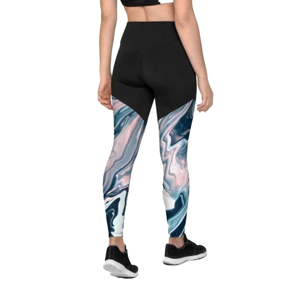 Dreamy Marble Women Compression Legging