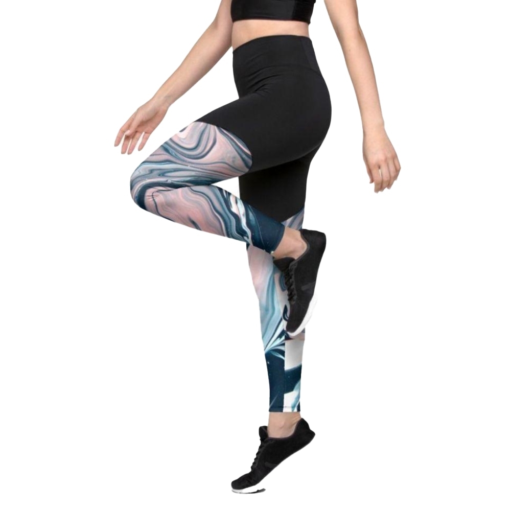 Dreamy Marble Women Compression Legging