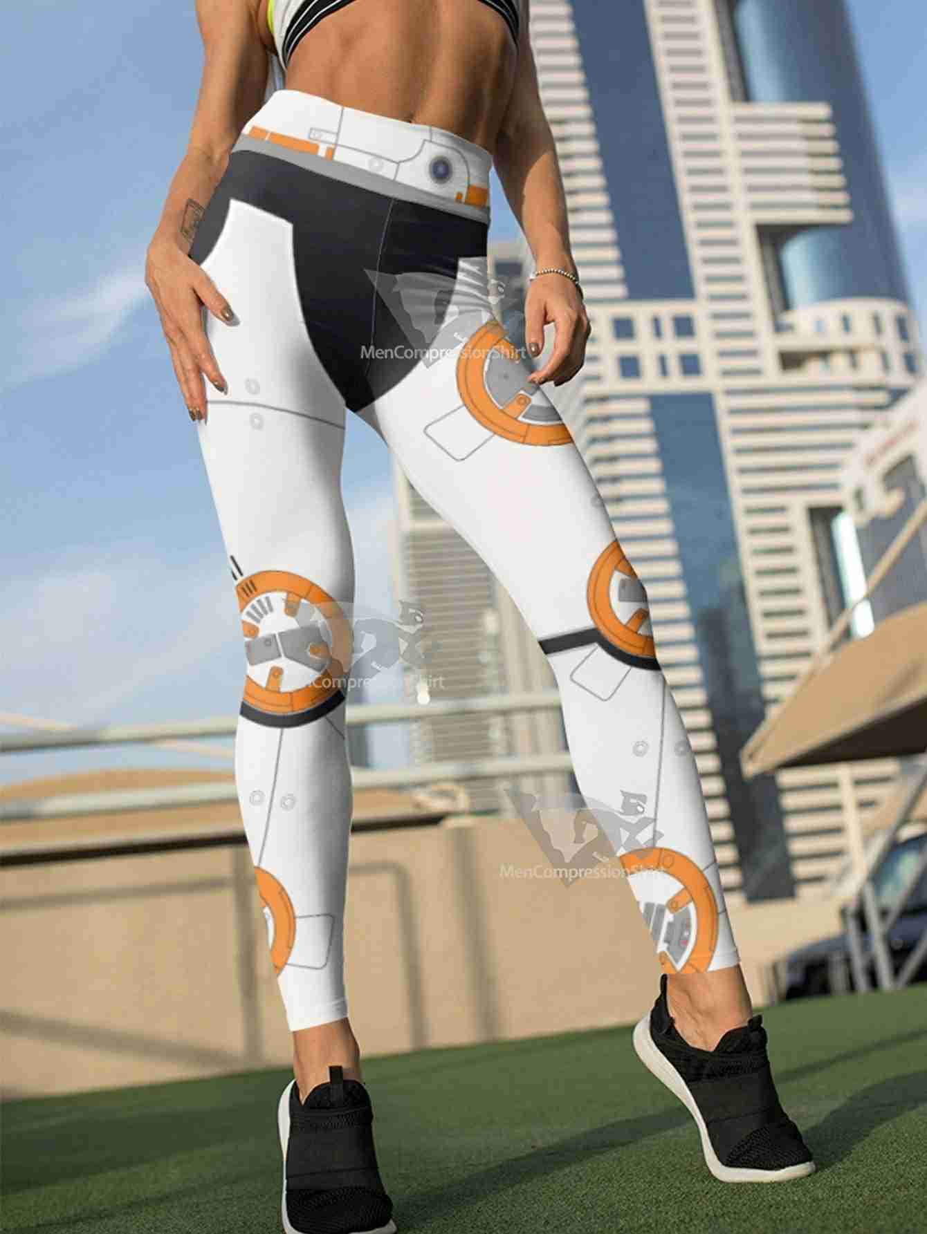 Droid Bb8 Women Compression Leggings