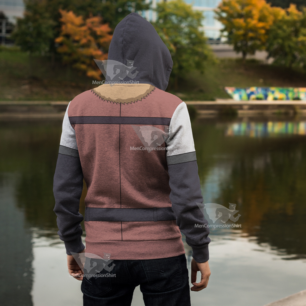 Dudes Vrmmo Life Earth Cosplay Zip Up Hoodie