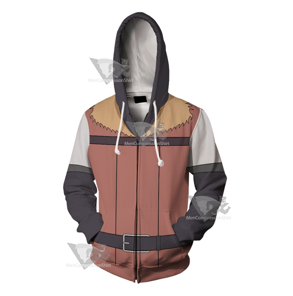 Dudes Vrmmo Life Earth Cosplay Zip Up Hoodie