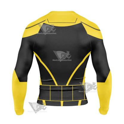 Dc Duke Thomas Yellwo Cosplay Long Sleeve Compression Shirt
