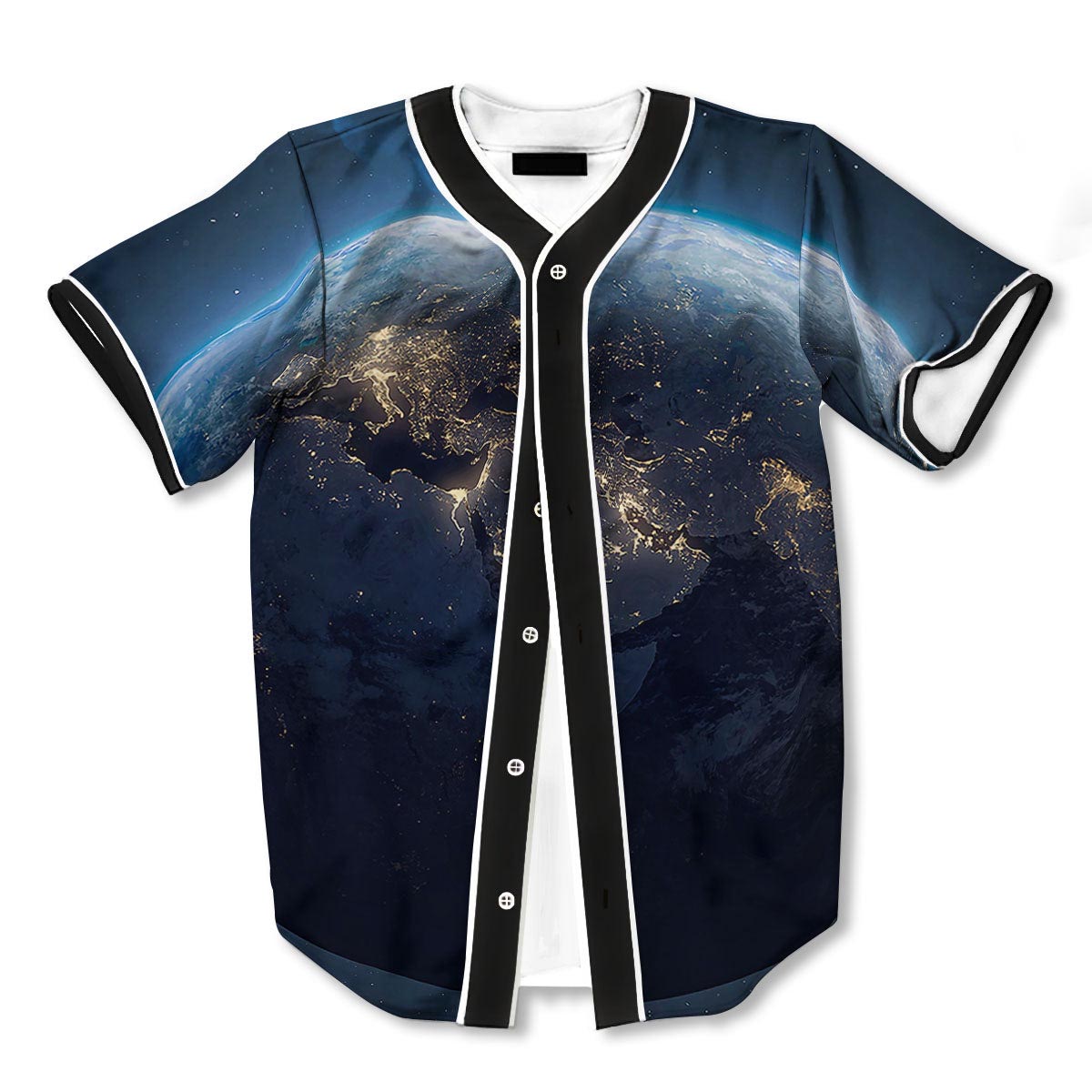 Earth And Space 3d Print Full Size Baseball Jerseys