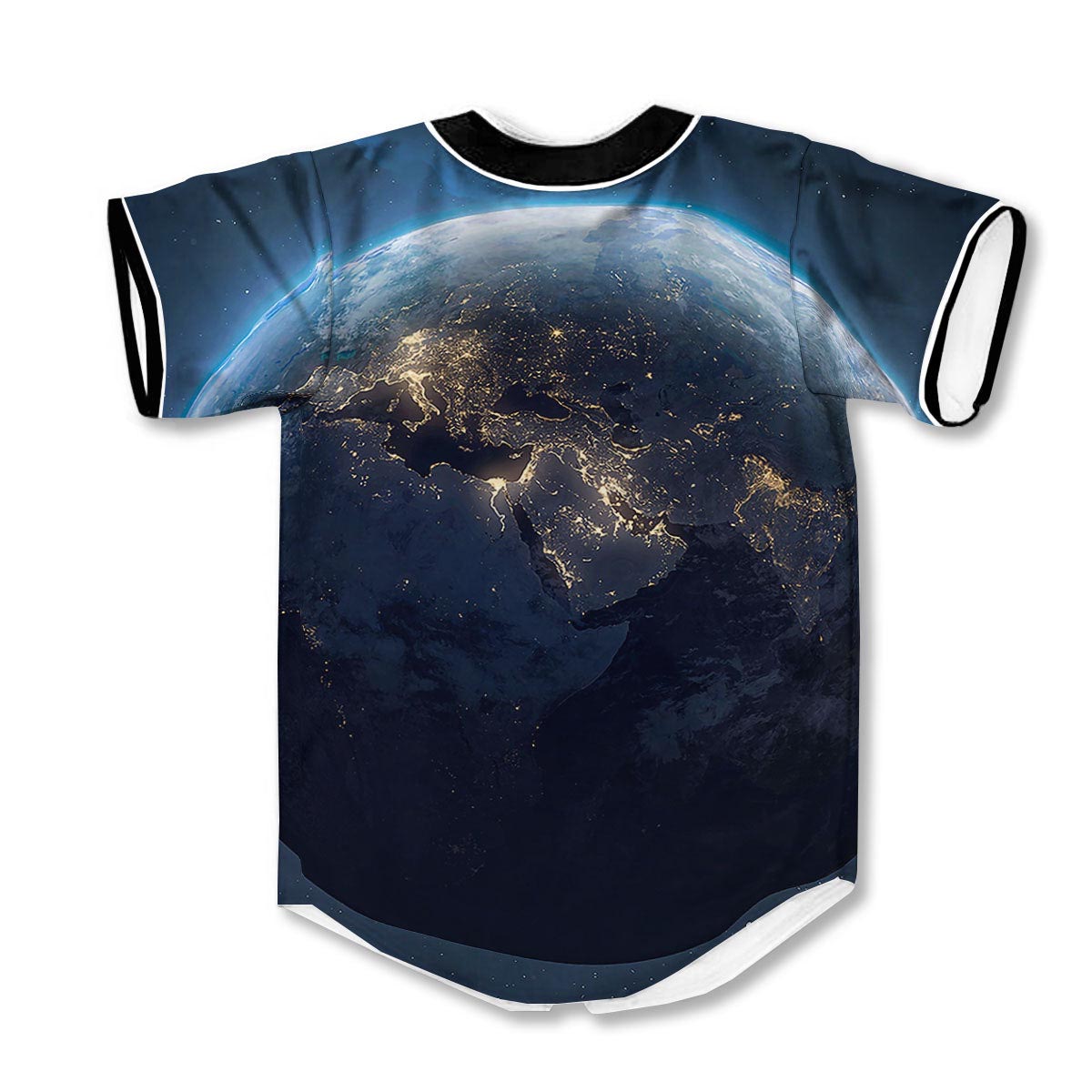 Earth And Space 3d Print Full Size Baseball Jerseys