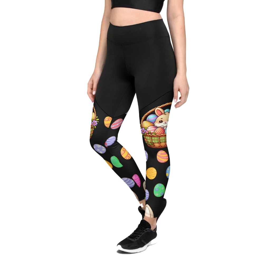 Easter Basket Women Compression Legging