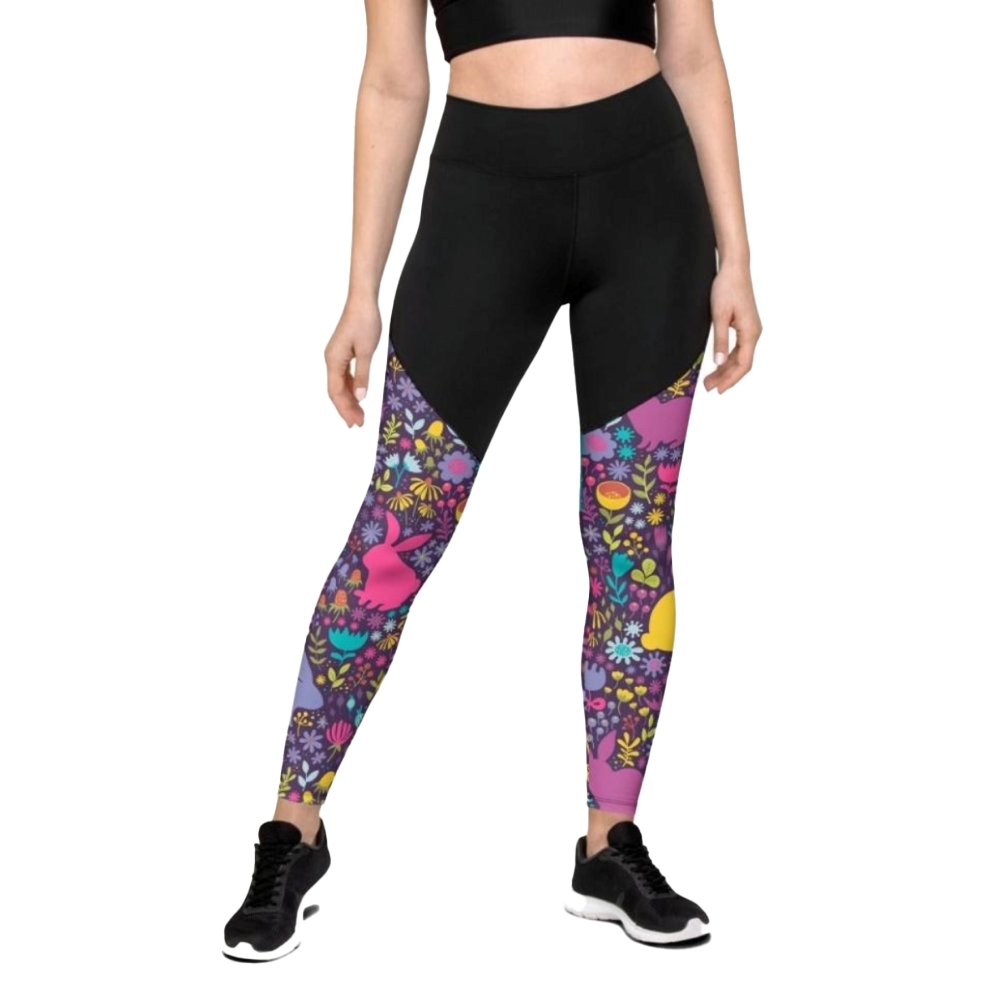 Easter Garden Women Compression Legging