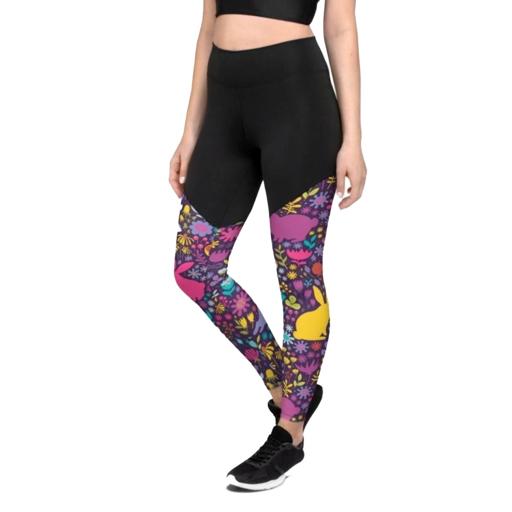 Easter Garden Women Compression Legging
