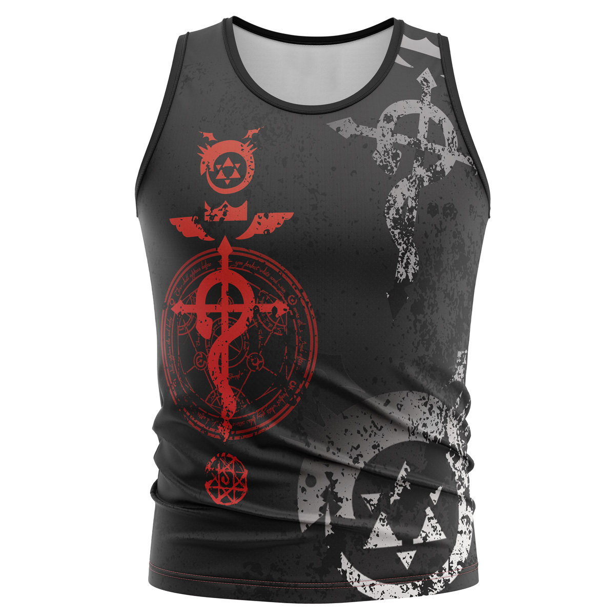 Edward Elric Fullmetal Alchemist Sleeveless Compression Shirt