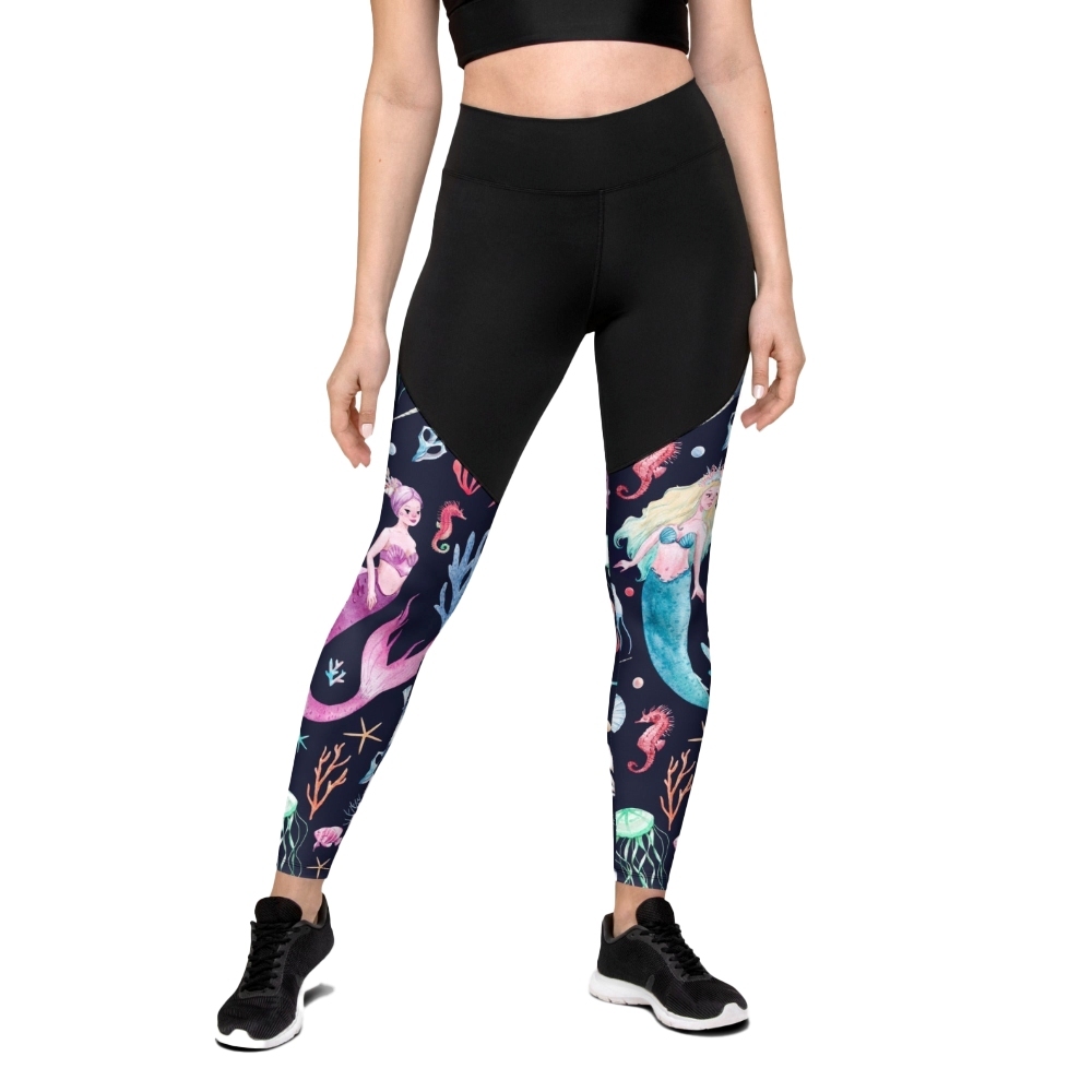 Enchanted Mermaids Women Compression Legging