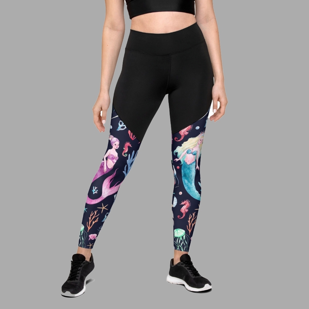 Enchanted Mermaids Women Compression Legging