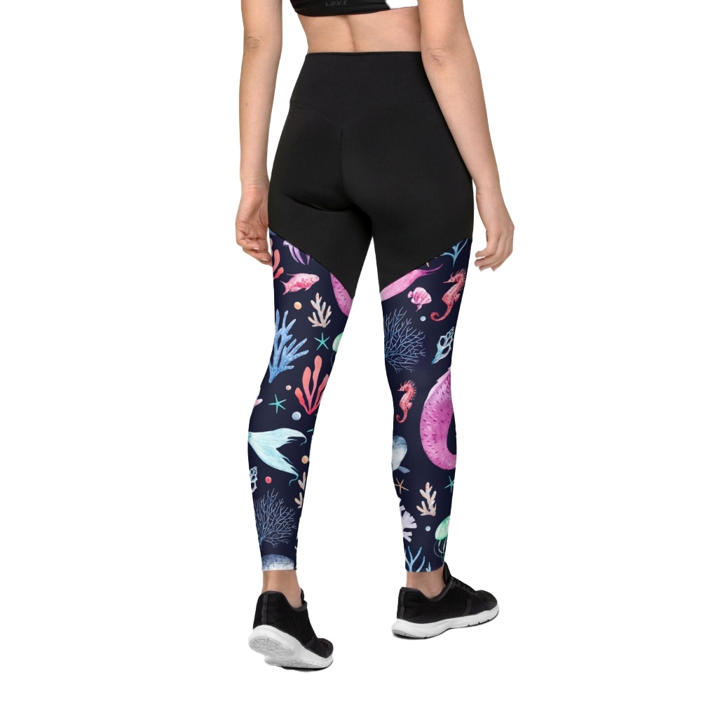 Enchanted Mermaids Women Compression Legging