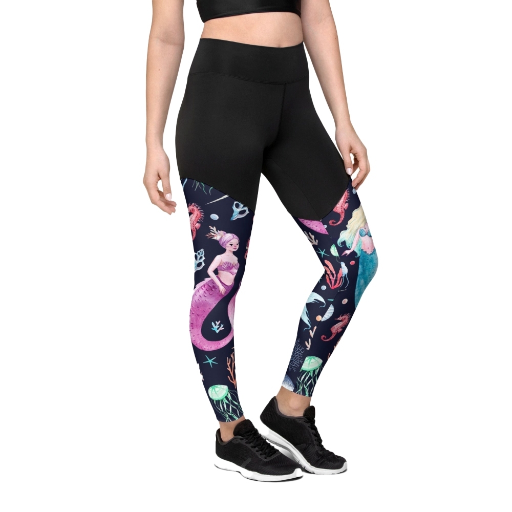 Enchanted Mermaids Women Compression Legging