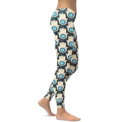 Eye Talisman Women Compression Legging