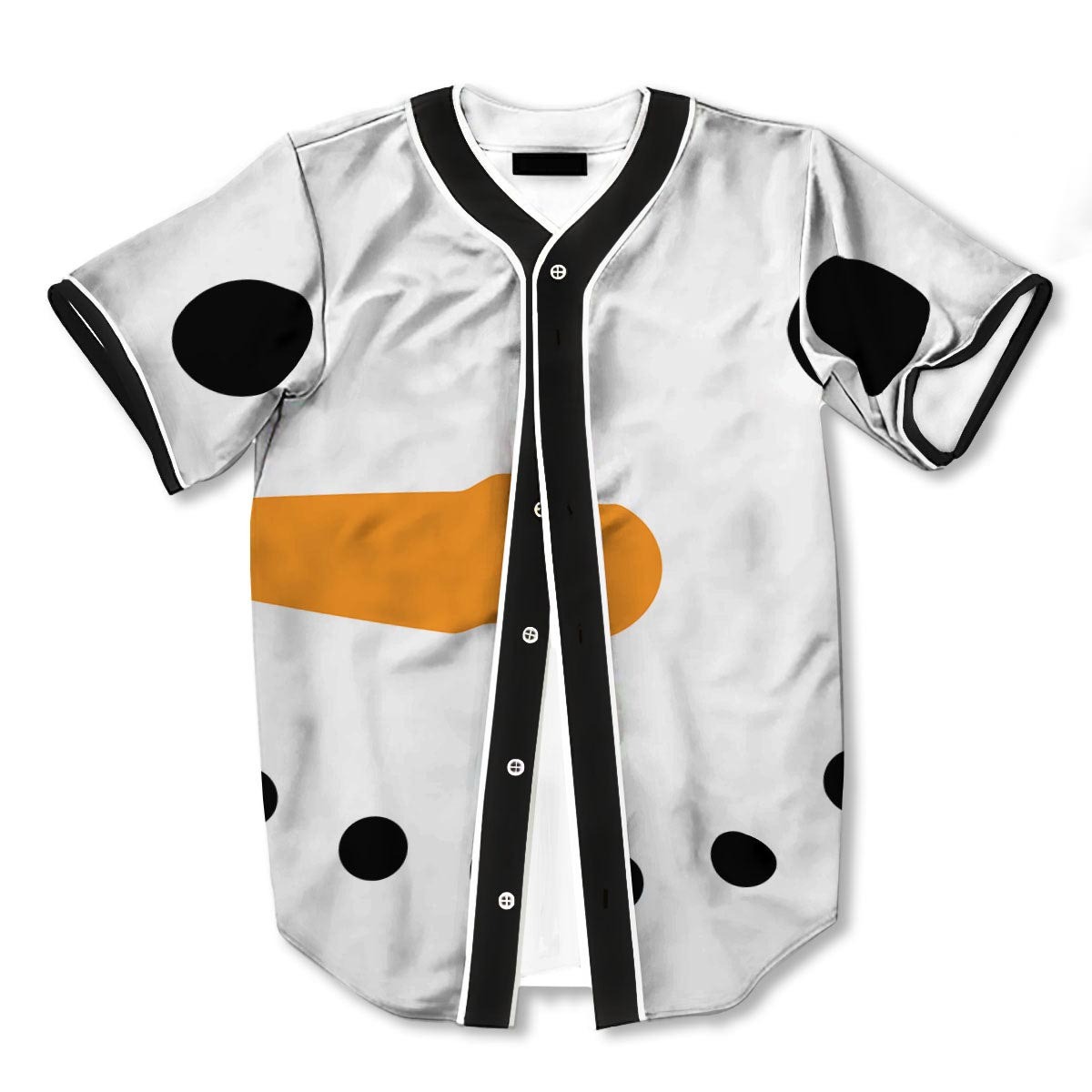 Face Snowman 3d Print Full Size Baseball Jerseys