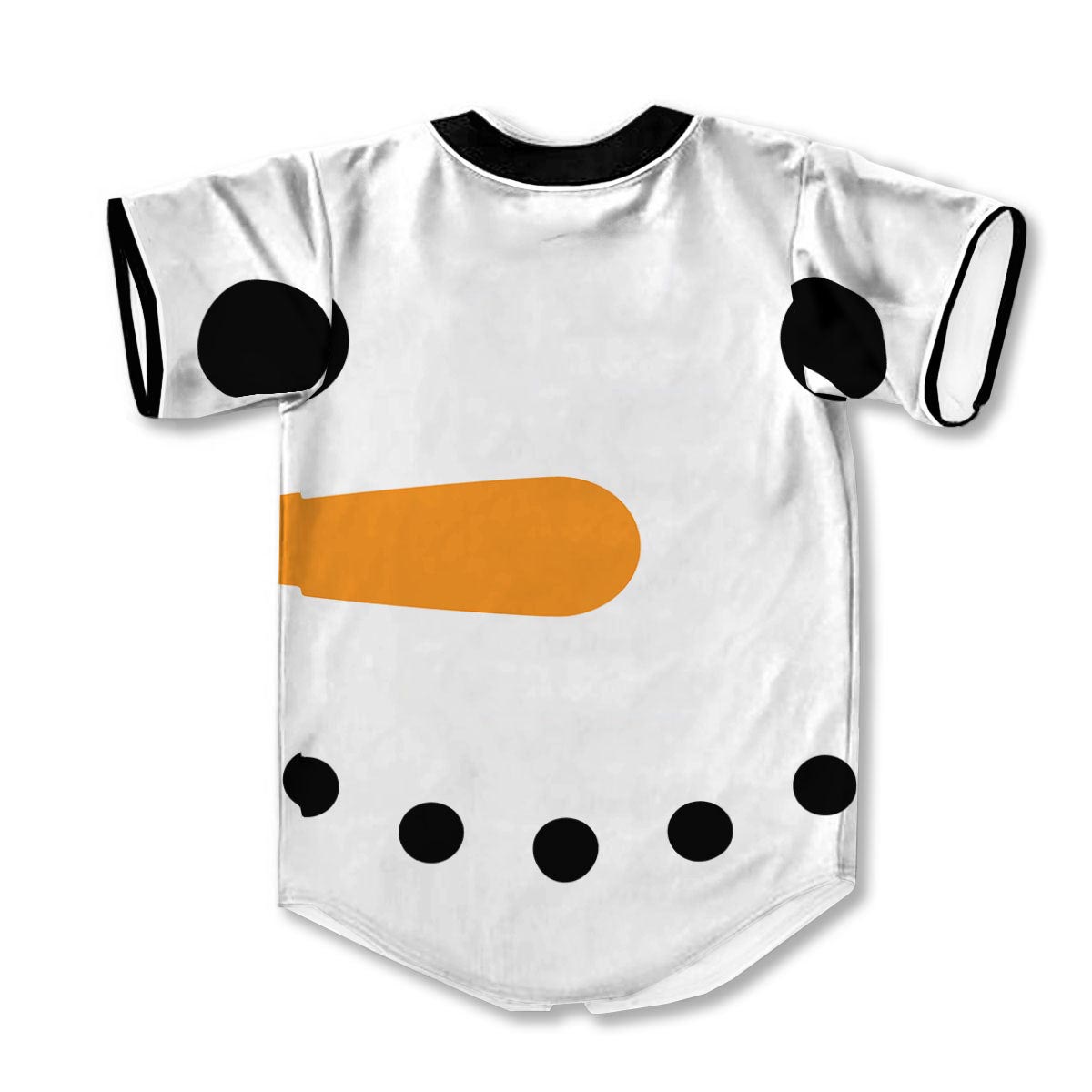Face Snowman 3d Print Full Size Baseball Jerseys