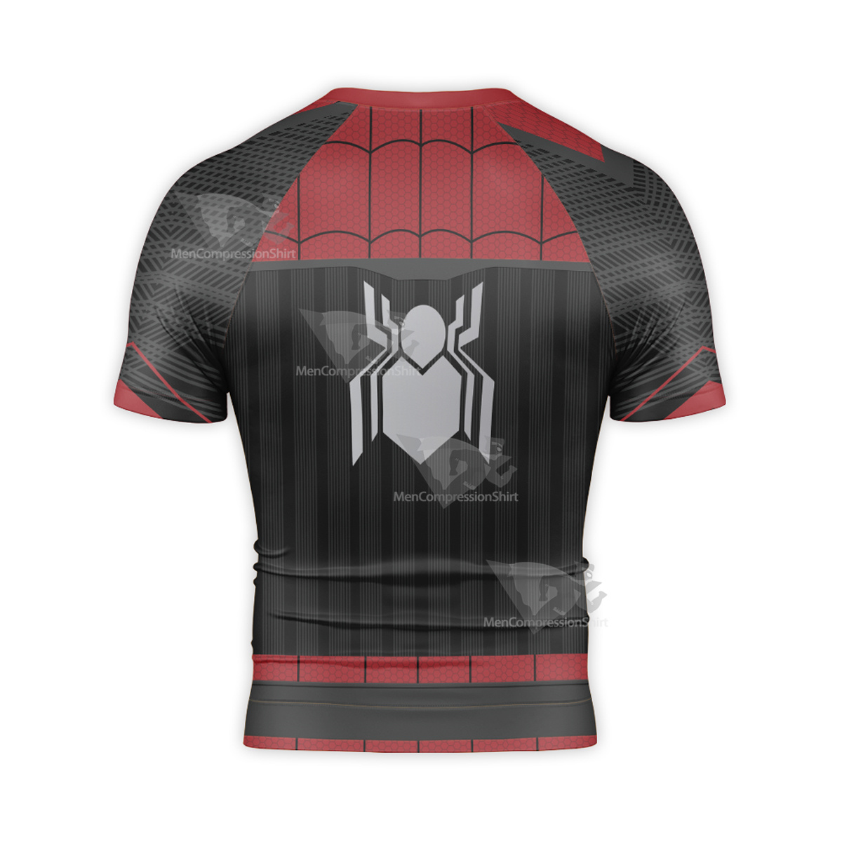 Far From Home Parker Red Suit Short Sleeve Compression Shirt