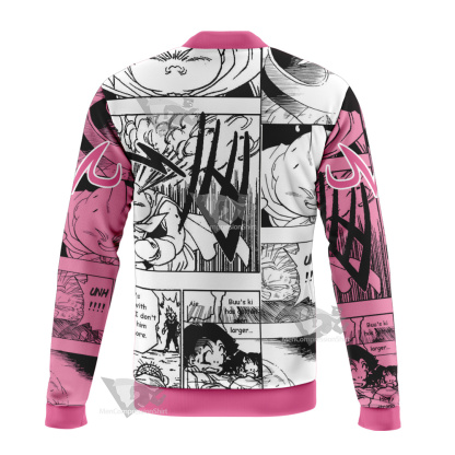 Fat Majin Buu Dragon Ball Pink Bomber Jacket