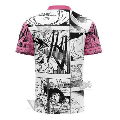 Fat Majin Buu Dragon Ball Pink Football Jersey