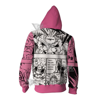 Fat Majin Buu Dragon Ball Zip Up Hoodie