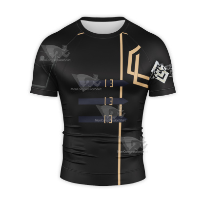 Fate Grand Order Gilgamesh Artificial Short Sleeve Compression Shirt