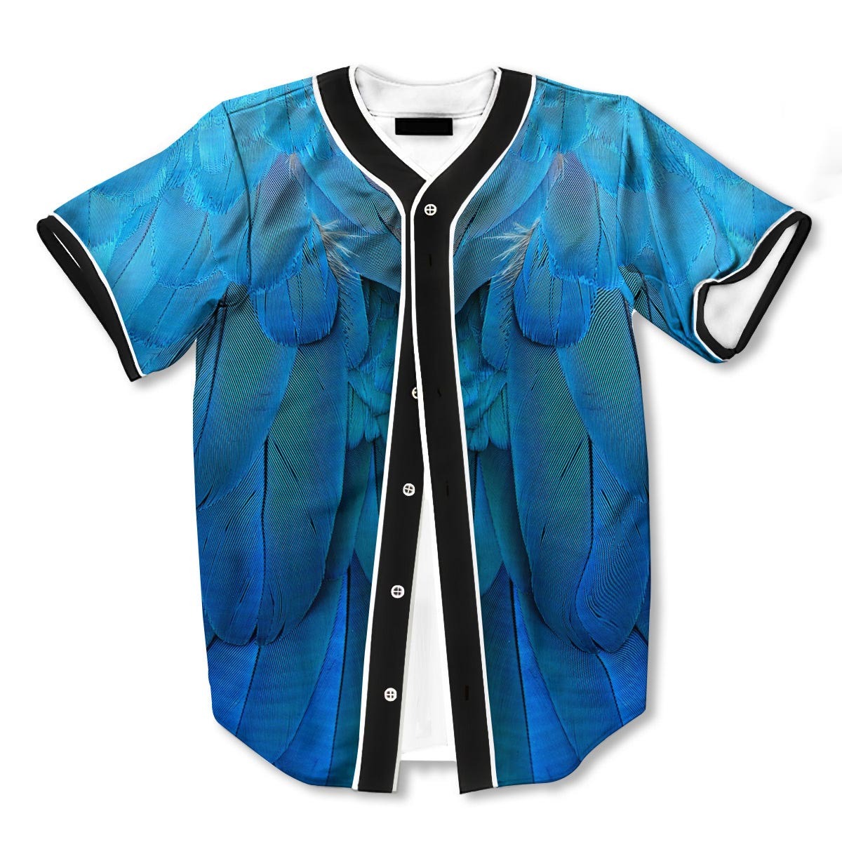 Feather Blue 3d Print Full Size Baseball Jerseys