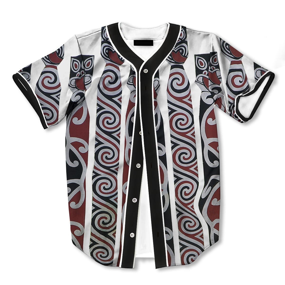 Fence Maori 3d Print Full Size Baseball Jerseys