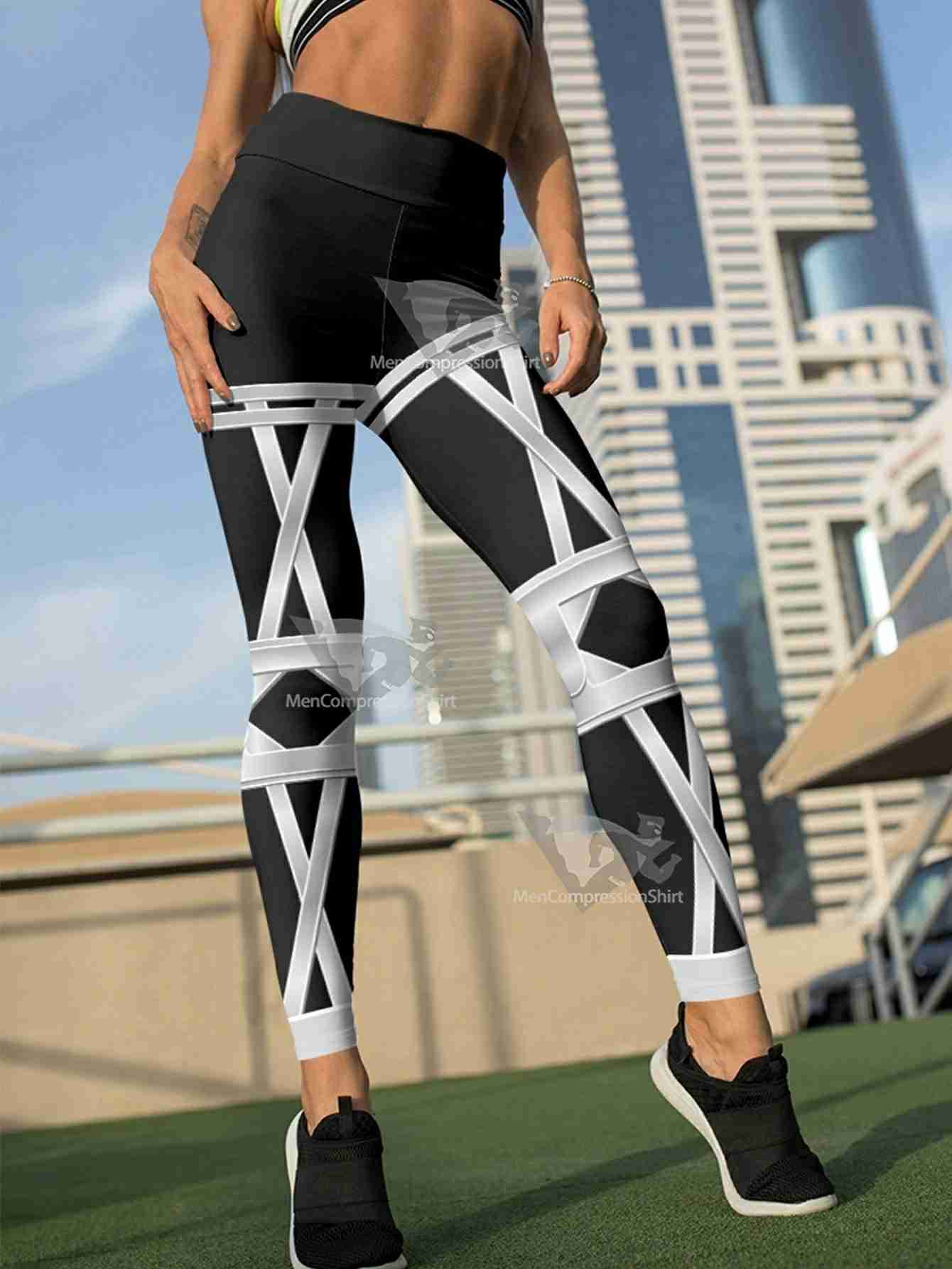 Final Aot Uniform Women Compression Leggings