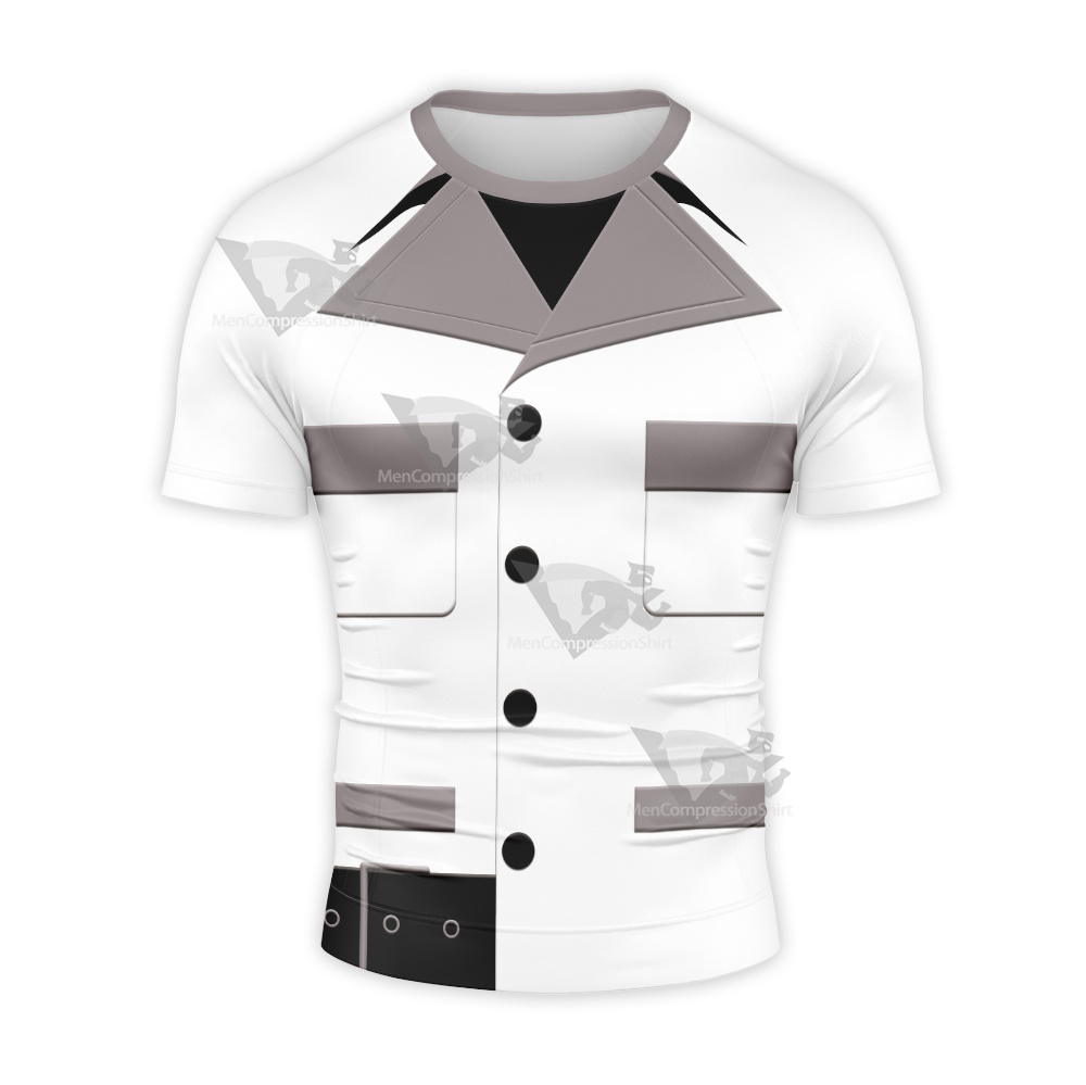 Final Fantasy Vii Rebirth Rufus Shinra Short Sleeve Compression Shirt