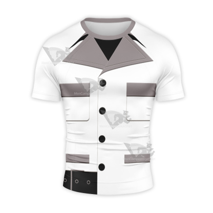 Final Fantasy Vii Rebirth Rufus Shinra Short Sleeve Compression Shirt