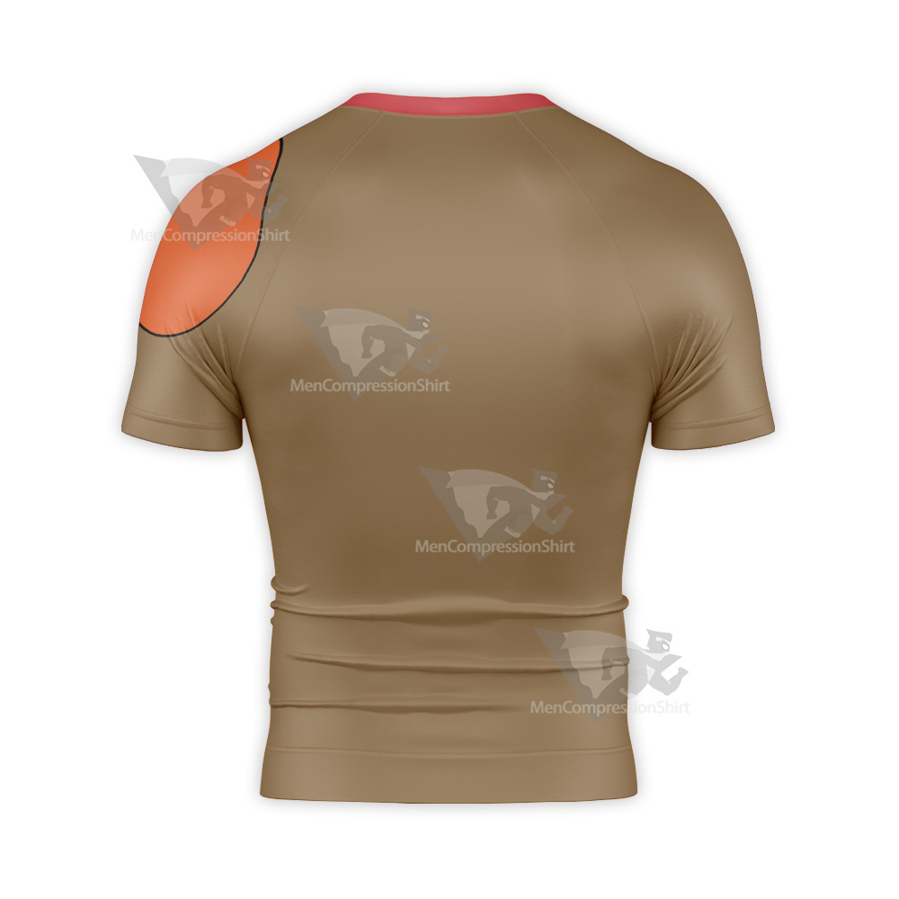 Final Space Gary Goodspeed Red Cosplay Short Sleeve Compression Shirt