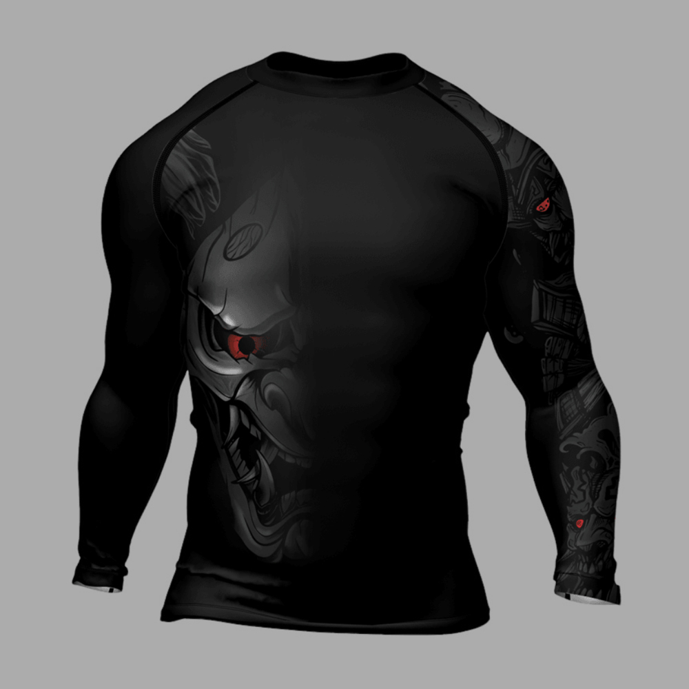 Fire Eye Oni Mens Long Sleeve Compression Shirt