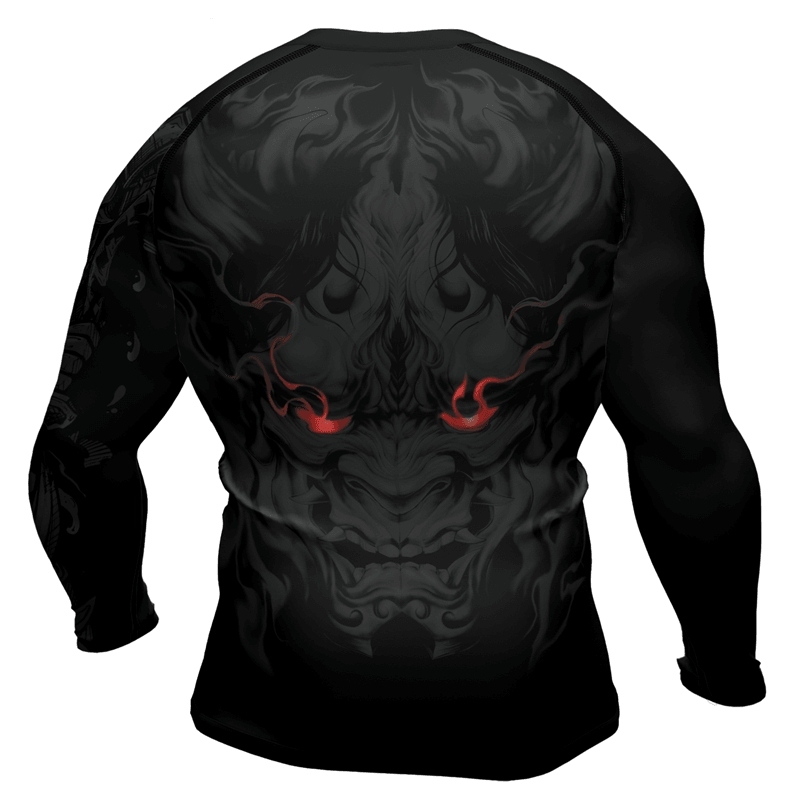 Fire Eye Oni Mens Long Sleeve Compression Shirt