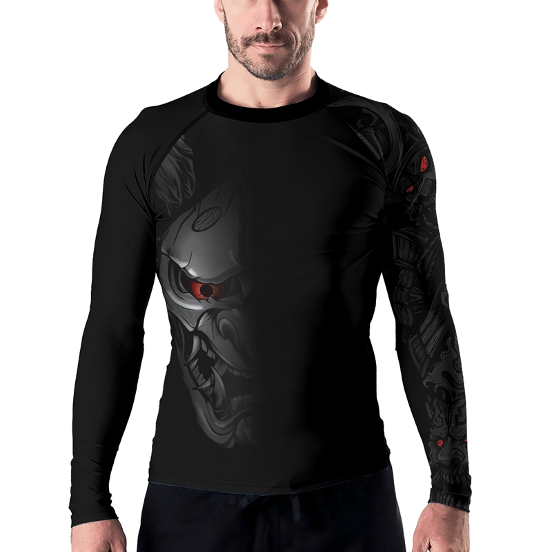 Fire Eye Oni Mens Long Sleeve Compression Shirt