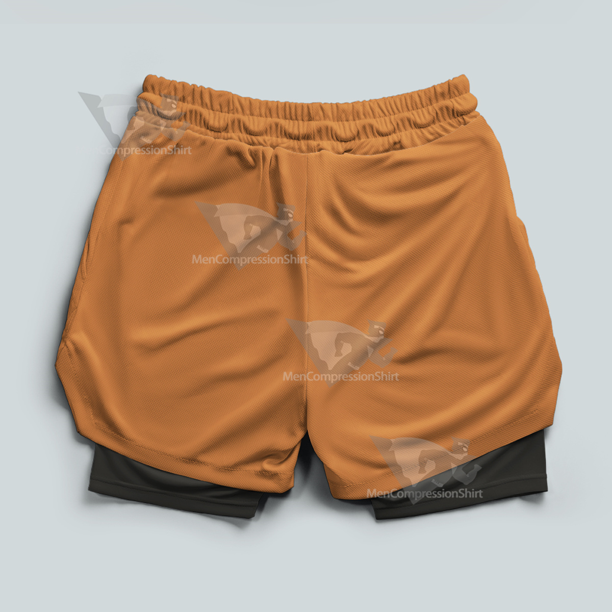 Fire Force Kusakabe Shinra Orange Men Compression Gym Short
