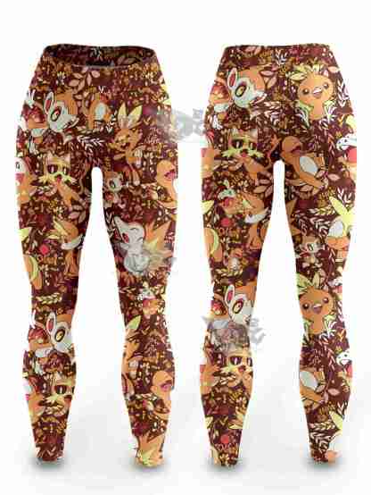 Fire Type Aloha Women Compression Leggings