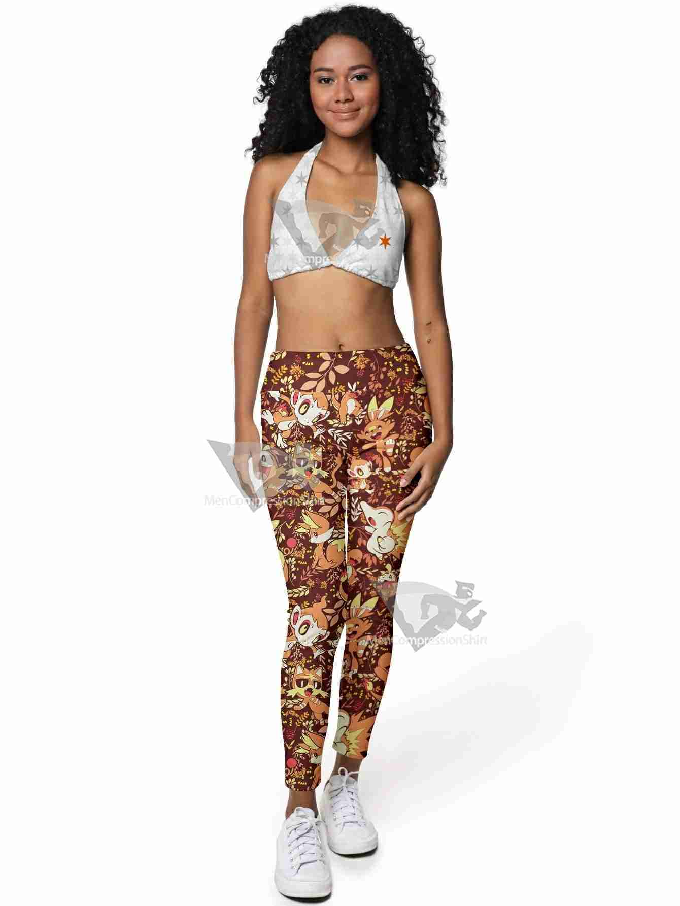 Fire Type Aloha Women Compression Leggings