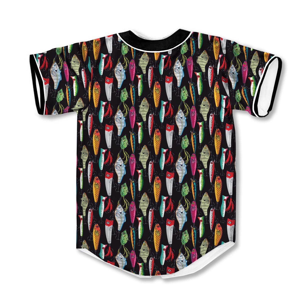 Fishing 3d Print Full Size Pattern Baseball Jerseys