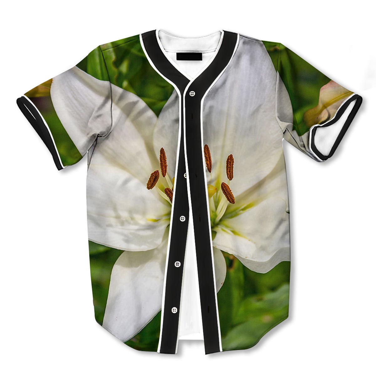 Floral Lily 3d Print Full Size Baseball Jerseys