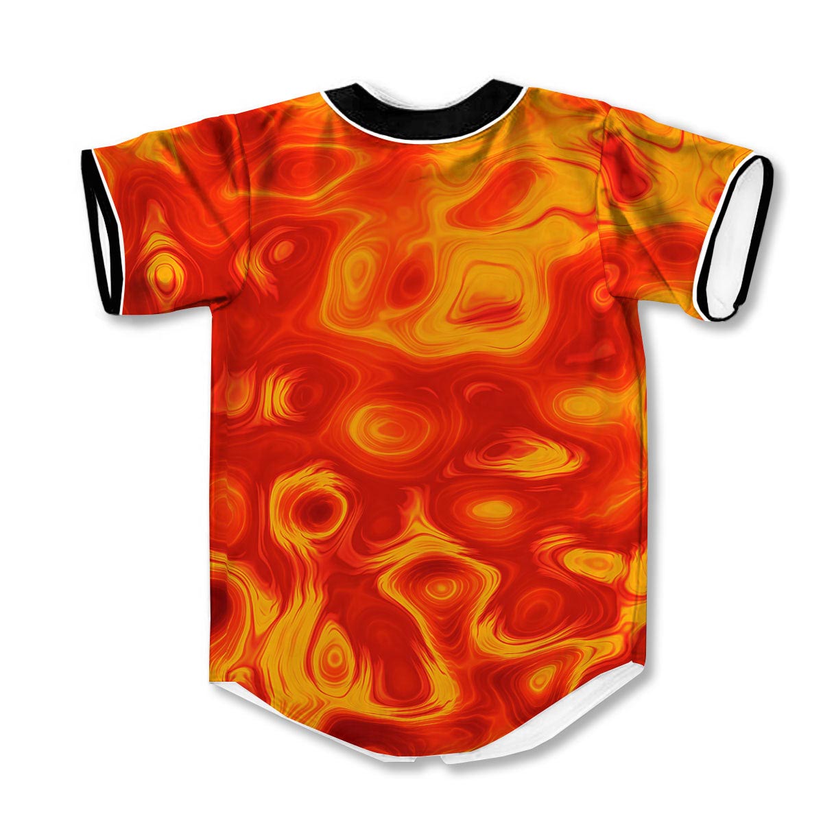 Flow Lava 3d Print Full Size Baseball Jerseys