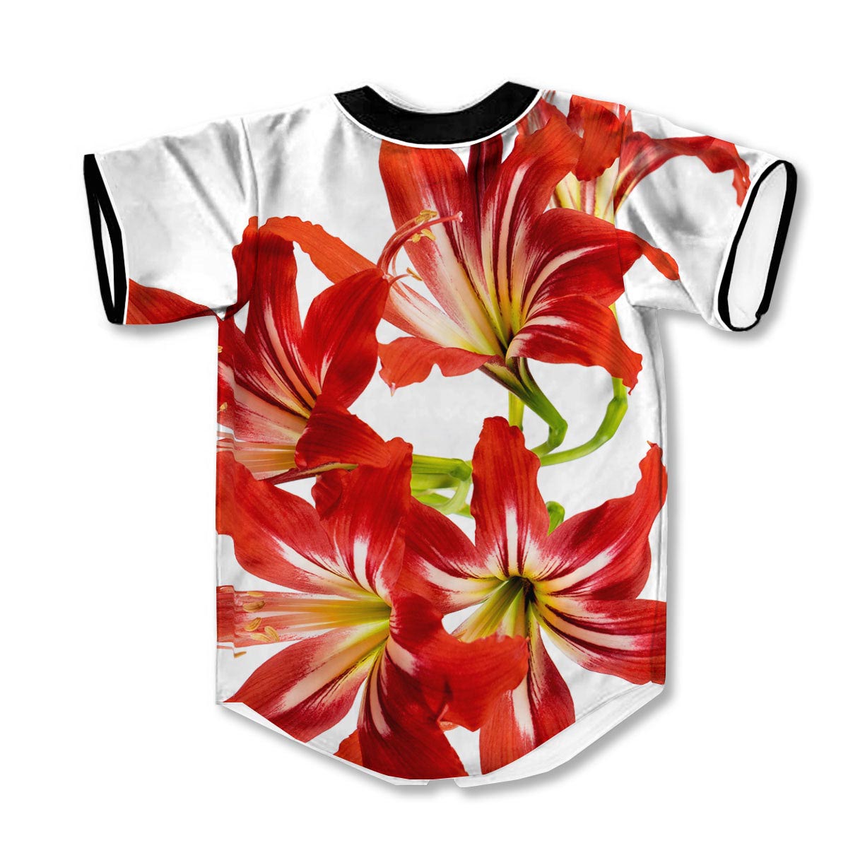 Flower Amaryllis 3d Print Full Size Baseball Jerseys