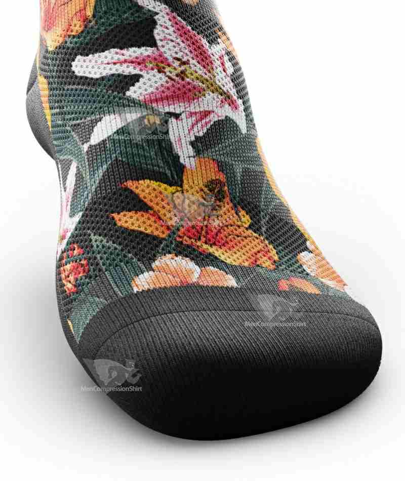 Flower Bed Knee High Compression Socks