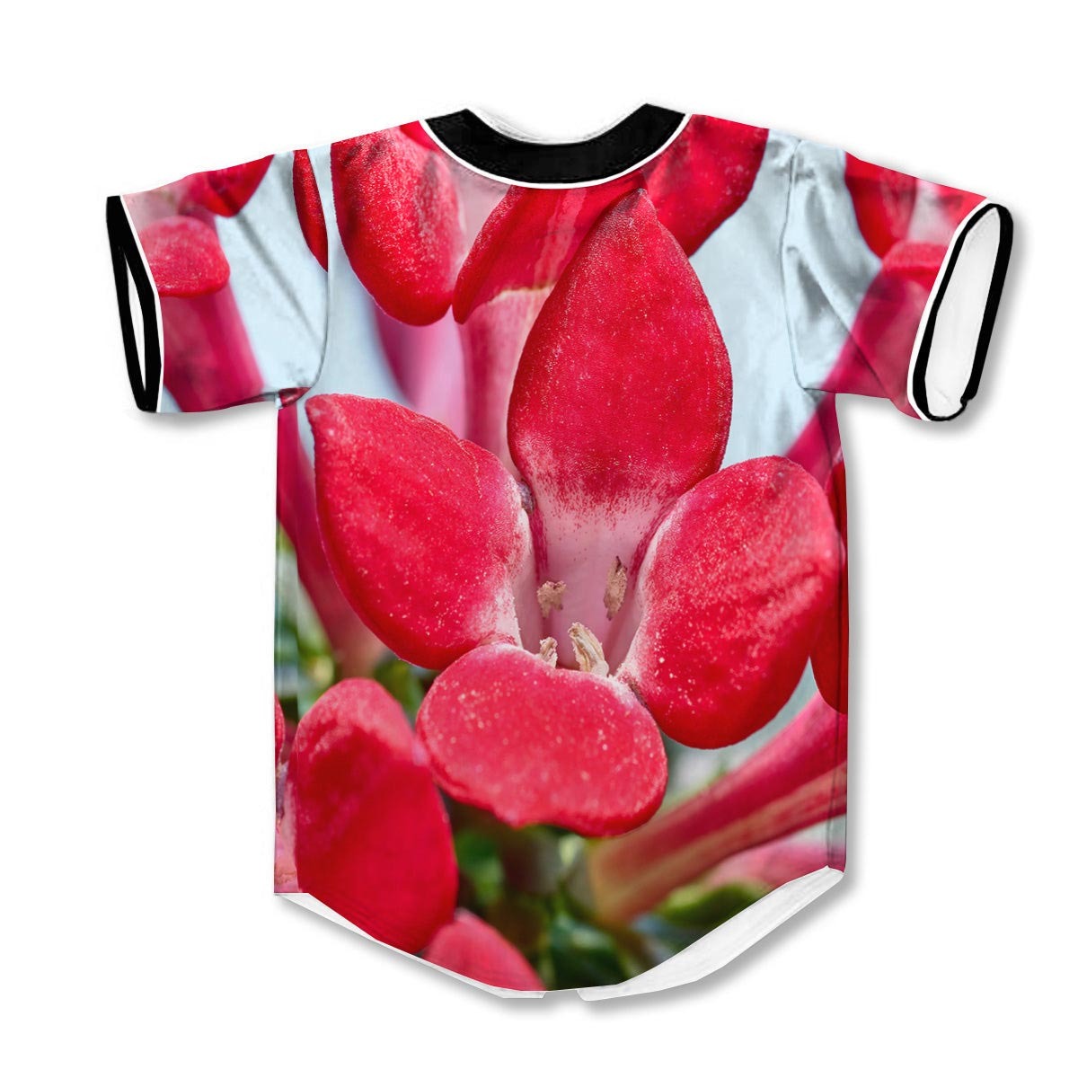 Flower Bouvardia 3d Print Full Size Baseball Jerseys