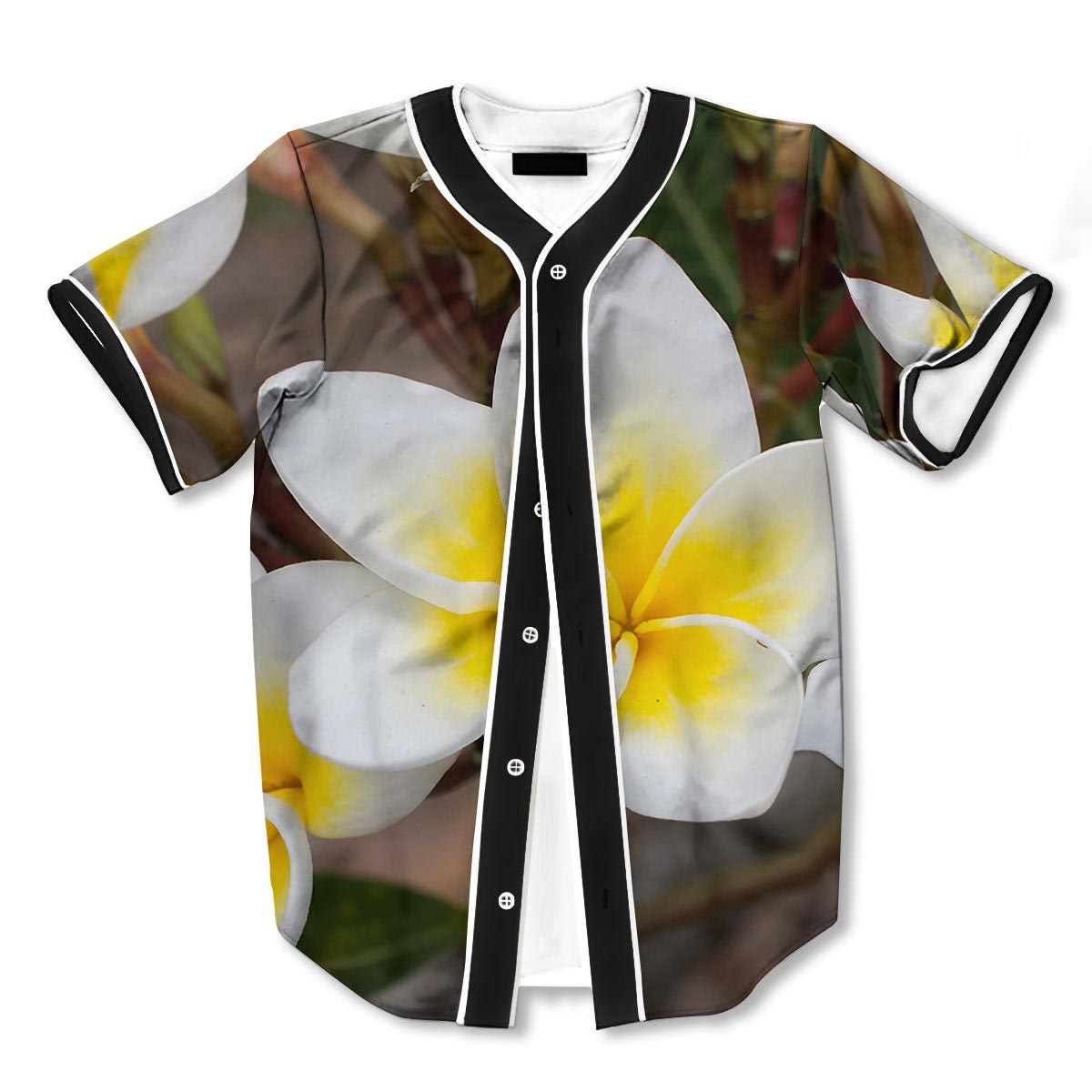 Flower Frangipani 3d Print Full Size Baseball Jerseys