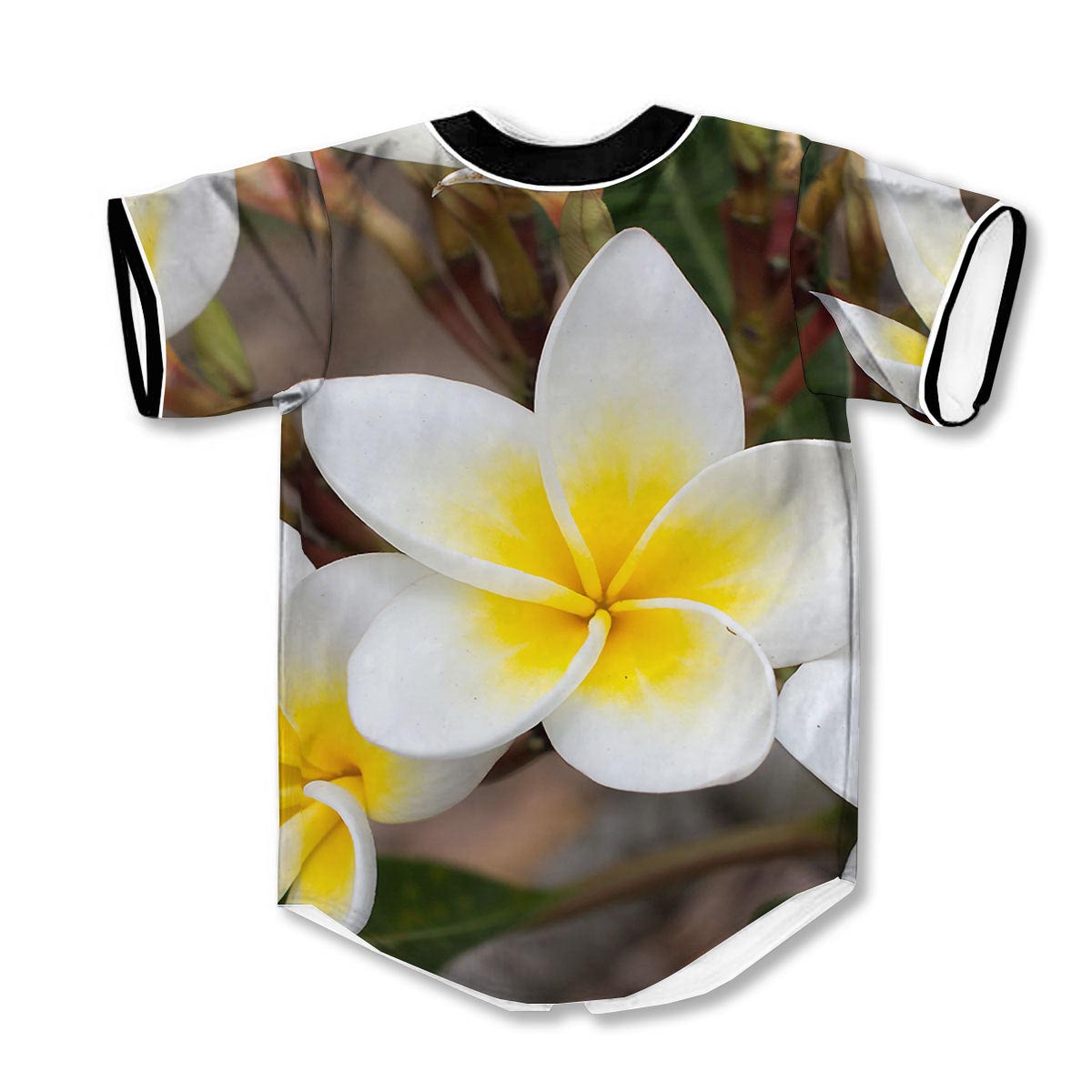 Flower Frangipani 3d Print Full Size Baseball Jerseys