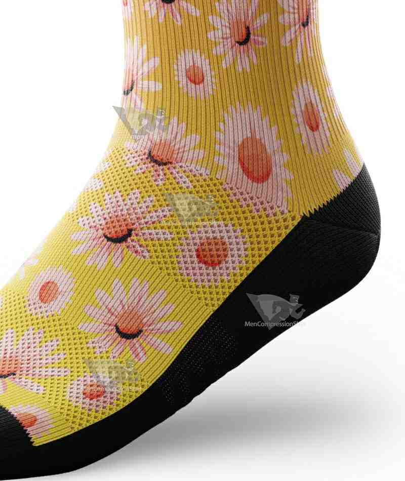 Flower Shower Knee High Compression Socks