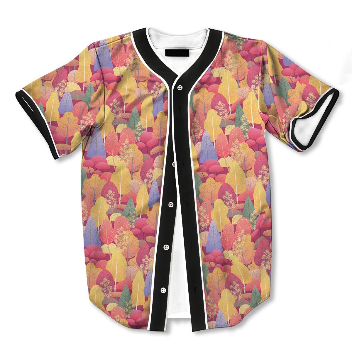 Forest Autumn 3d Print Full Size Baseball Jerseys