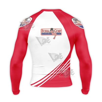 Forrest Gump Red Long Sleeve Compression Shirt