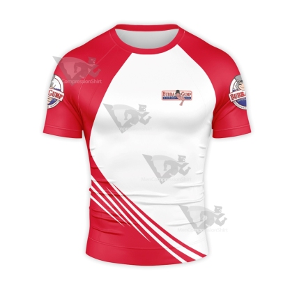 Forrest Gump Red Short Sleeve Compression Shirt