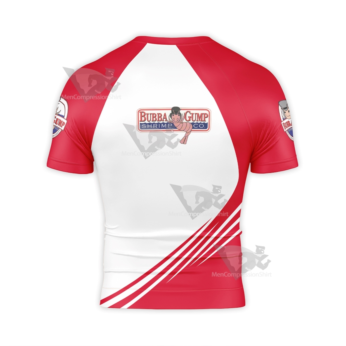 Forrest Gump Red Short Sleeve Compression Shirt